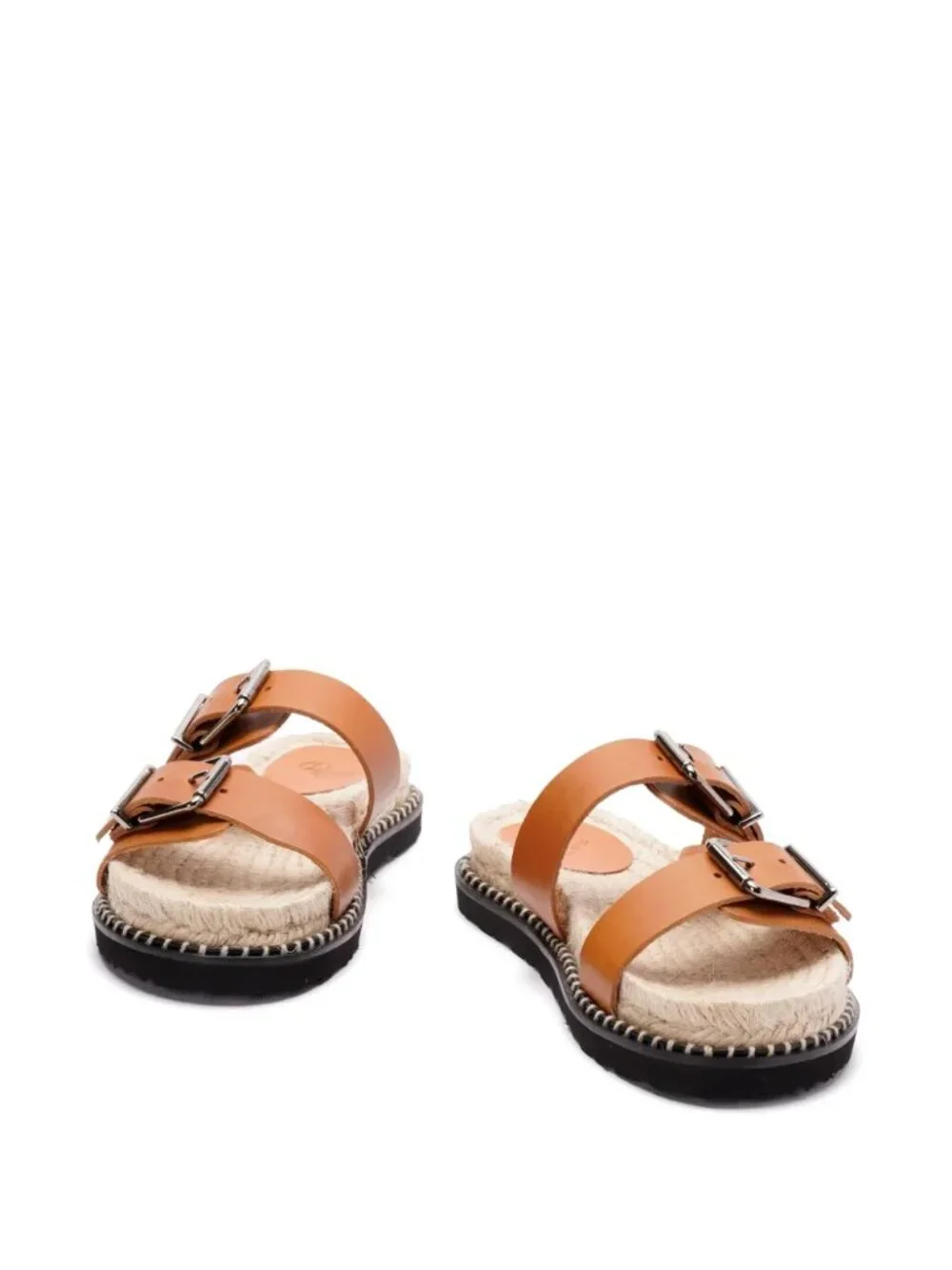 Castaner Ter Brown Leather Platform Slide Sandal Size 38, NIB